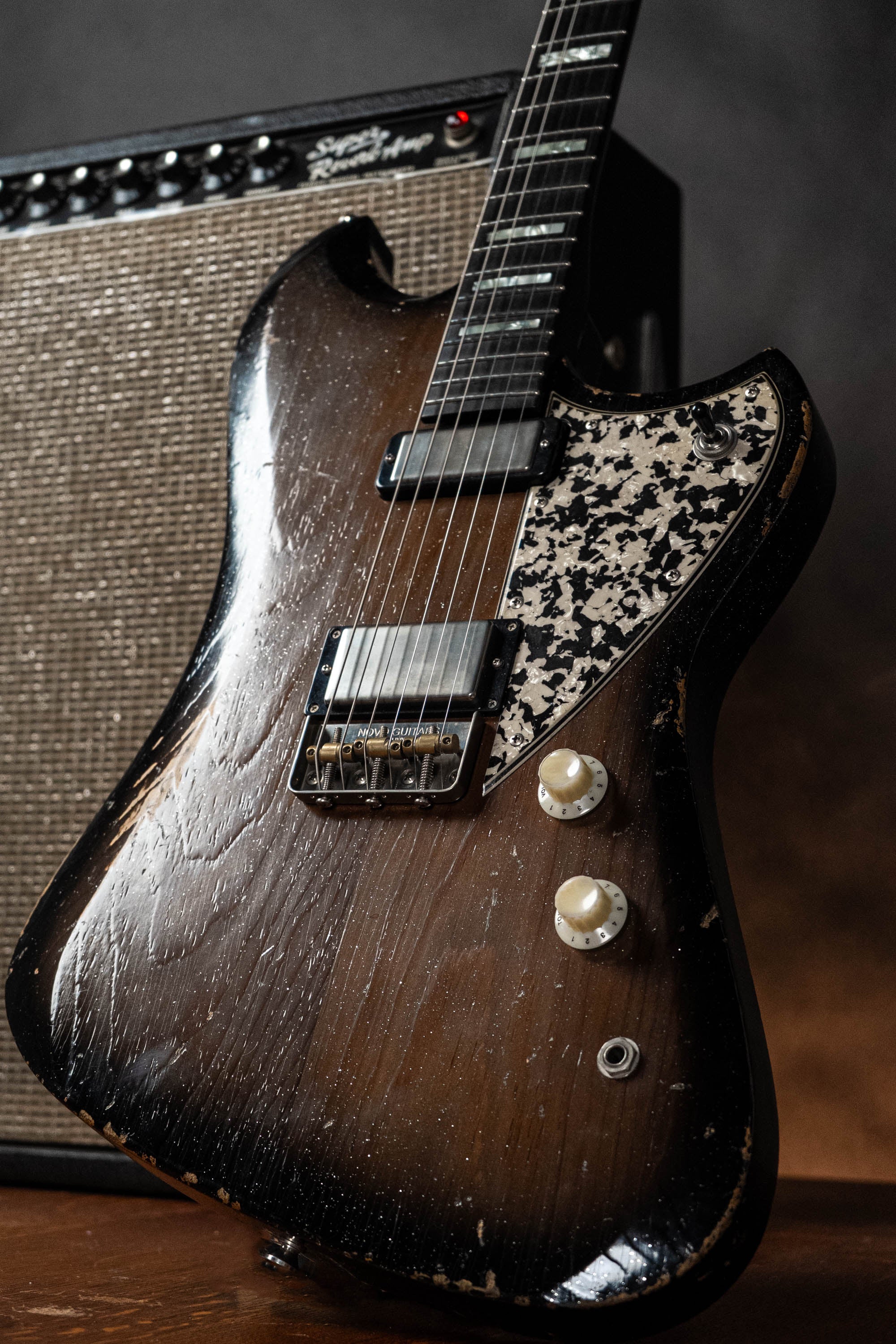 Signature Voltur - Trans Black Silvertone Burst (2 of 2) - Image 2